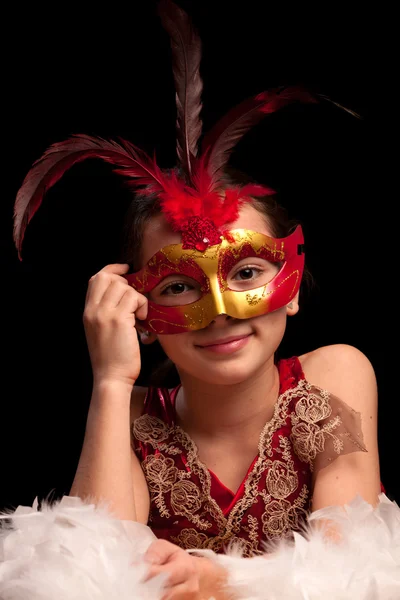 Seria czerwona maska — Zdjęcie stockowe