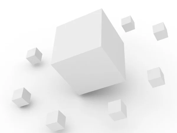3D-kubus — Stockfoto