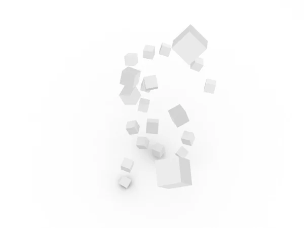 3D куб — стокове фото