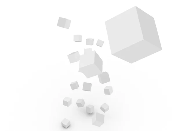 Cubo 3d Imagem De Stock