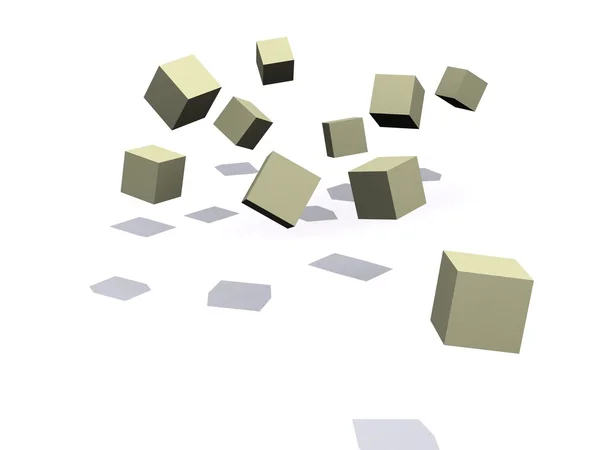 3-й куб — стоковое фото