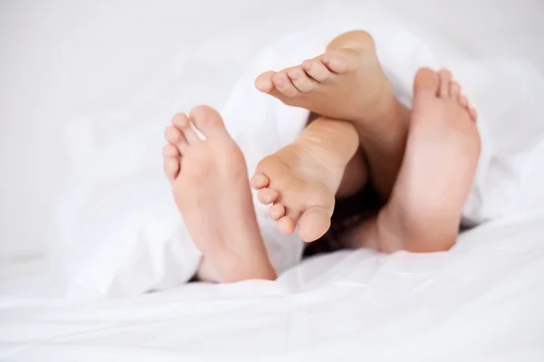 Feet of a couple — Stock Photo, Image