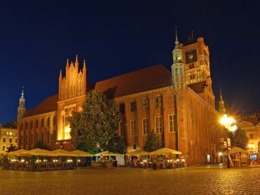 Old Town Hall in Torun, Poland clipart