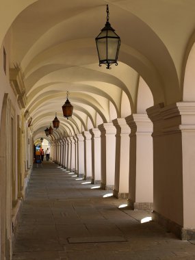 zamosc var 55 arcades yapı, Polonya.