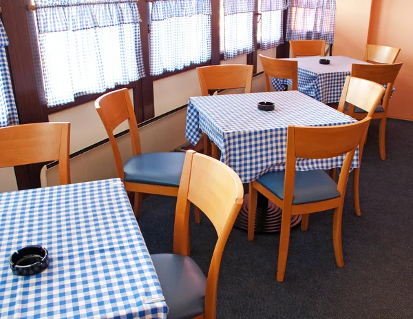 Столы Ресторане — стоковое фото