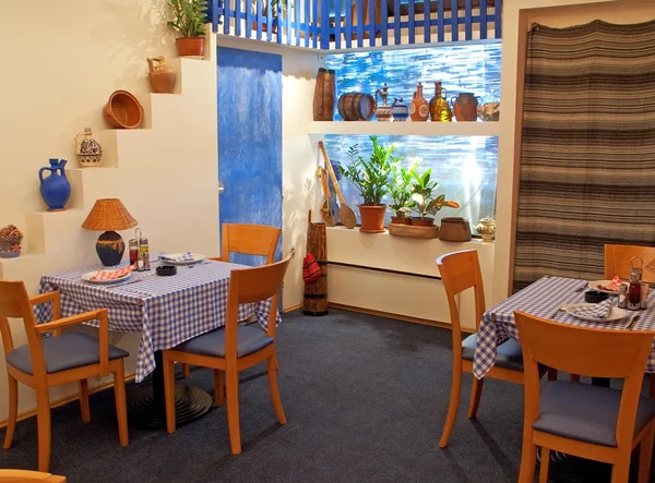 Fancy Etno Restaurant Interior — Stock Photo, Image