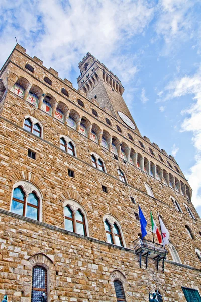 Florencie, palazzo vecchio — Stock fotografie