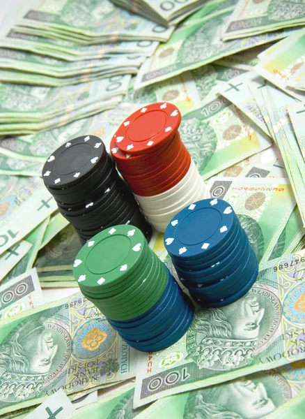 Gambling money — Stock Photo, Image