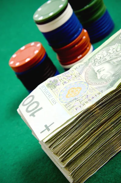 Gambling money — Stock Photo, Image