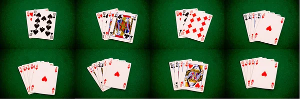 Pokerset siffror — Stockfoto