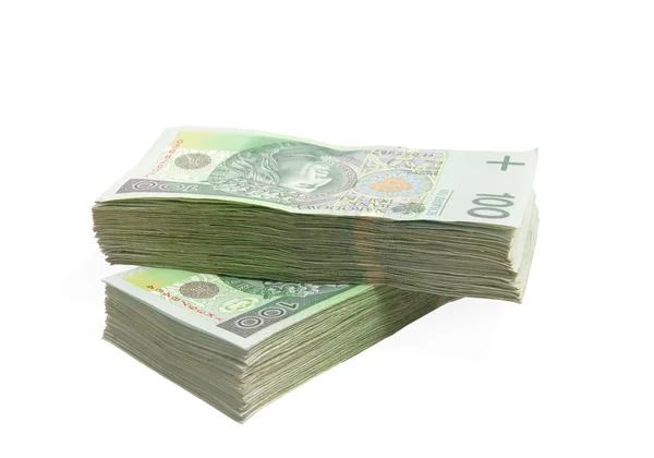 Polish Zloty pack Stock Picture