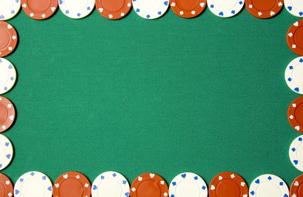 Pokerbakgrund Stockbild