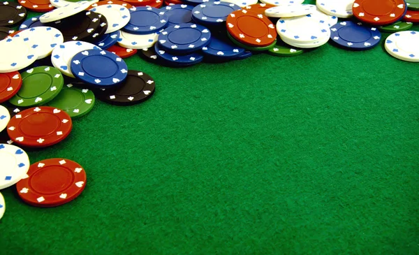 Gambling chips Stock Image