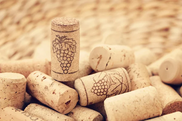 Wine corks backgrounds — Stock Photo, Image