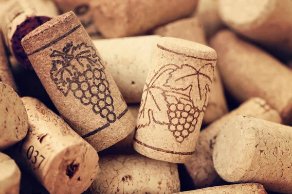 stock image Wine corks backgrounds