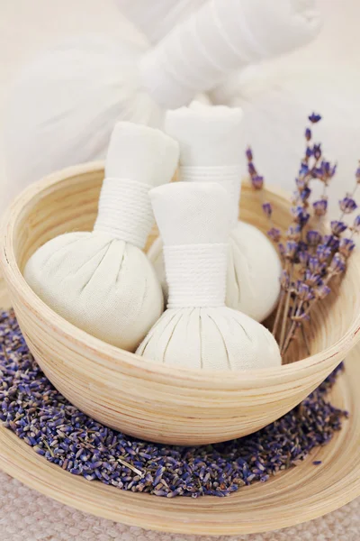 Stock image Lavender massage stamps