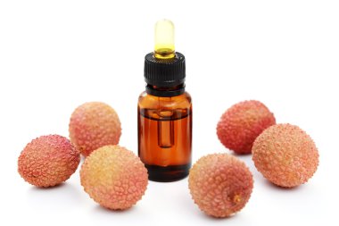 Lychee essential oil clipart