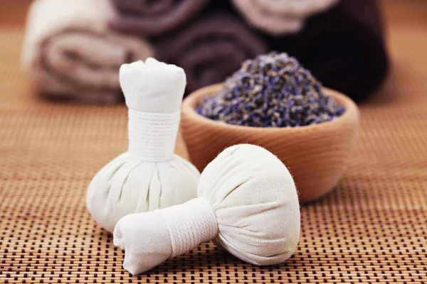 Selos de massagem de lavanda — Fotografia de Stock