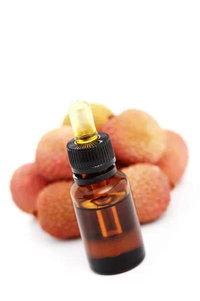 Lychee essential oil — Stock Photo, Image