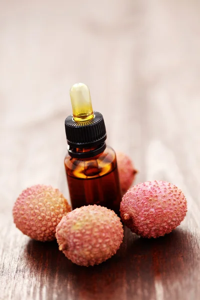 Lichee essential oil — Stock Photo, Image