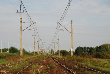 Demiryolu elektrik sonrası.