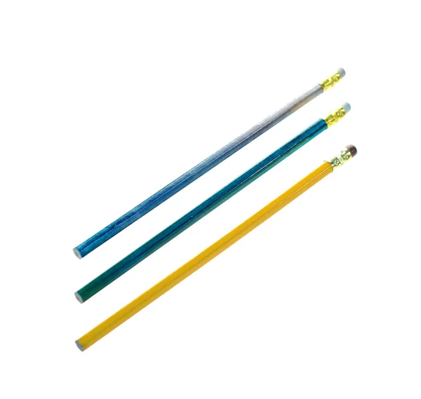 stock image Three pencils