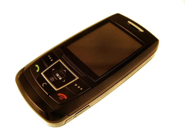 Schwarzes Telefon — Stockfoto