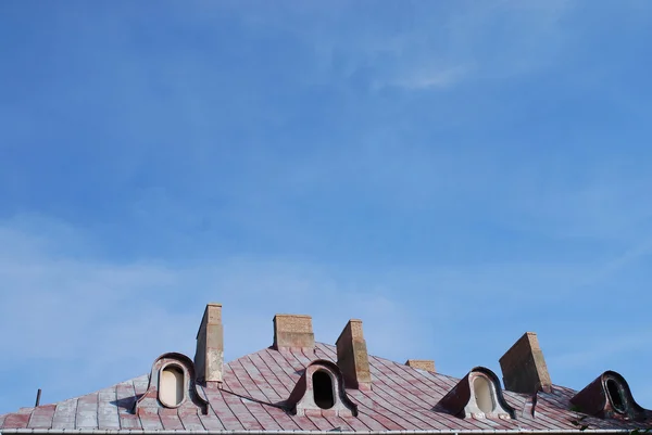 Старая крыша — стоковое фото
