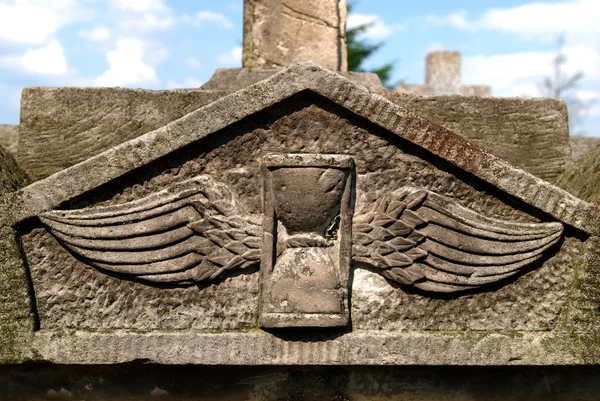 翼を持つ砂時計 — ストック写真