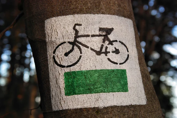 Rowerów znak — Zdjęcie stockowe