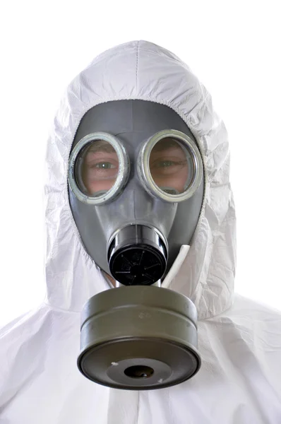 Portrait of a man in protective wear isolated — Stock Photo, Image