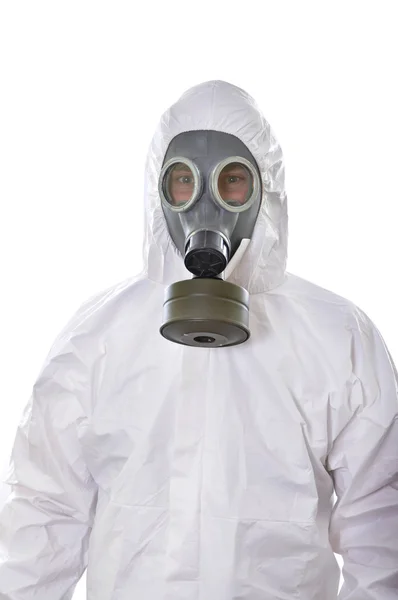 Portrait of a man in protective wear isolated — Stock Photo, Image