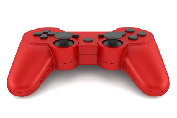 stock image Red gamepad isolated on white background