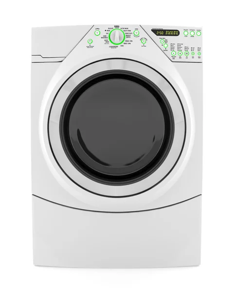 白い背景で隔離の洗濯機 — ストック写真