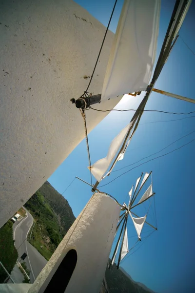 Molinos de viento Lasithi — Foto de Stock