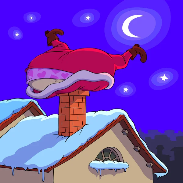 Weihnachtsmann — Stockvektor