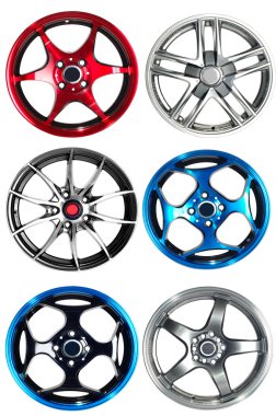 Car rims clipart