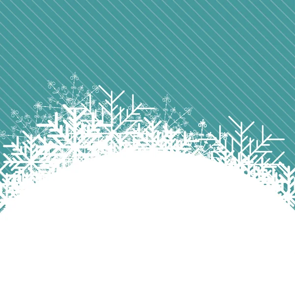 Flocons de neige de Noël. illustration vectorielle — Image vectorielle