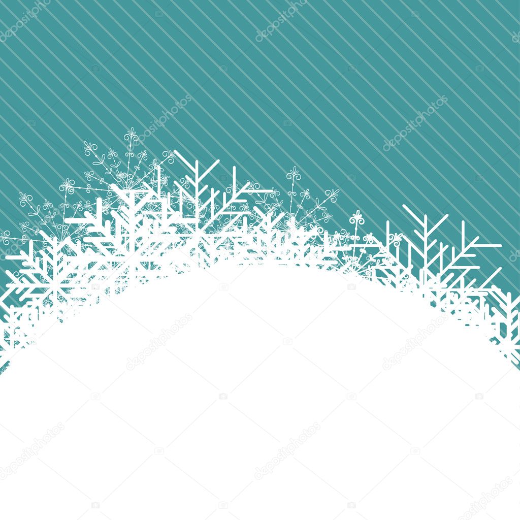 Christmas snowflake. Vector illustration
