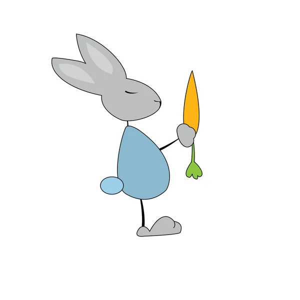 Christmass Hare (rabbit). Vector illustration — Stock Vector
