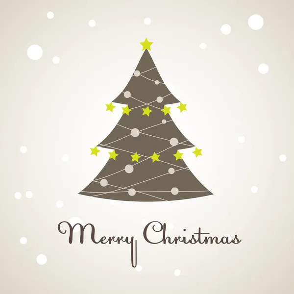 Χριστουγεννιάτικο δέντρο, διακόσμηση. εικονογράφηση φορέας — Διανυσματικό Αρχείο