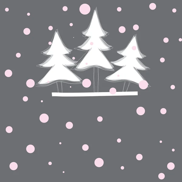 Vánoční stromek. vektorová ilustrace — Stockový vektor