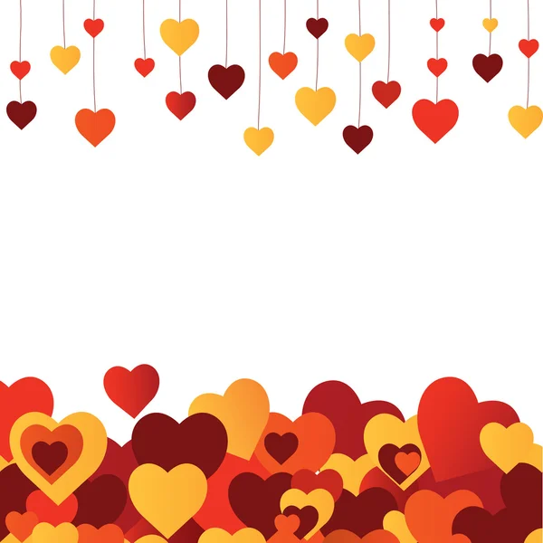 Fundo Valentine Com Coração Rosa Para Você Ilustração Vetorial —  Vetores de Stock