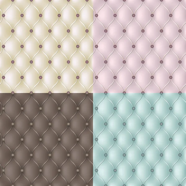Set genuine leather texture in 4 colours. Vector Royalty Free Stock Vectors