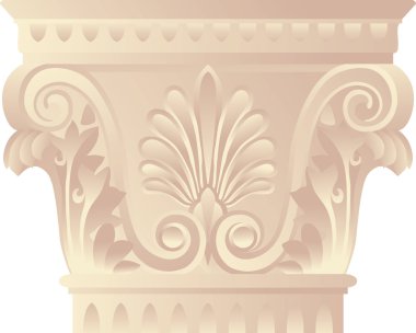 Corinthian capital clipart