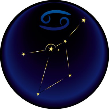 Zodiac Cancer Sign clipart