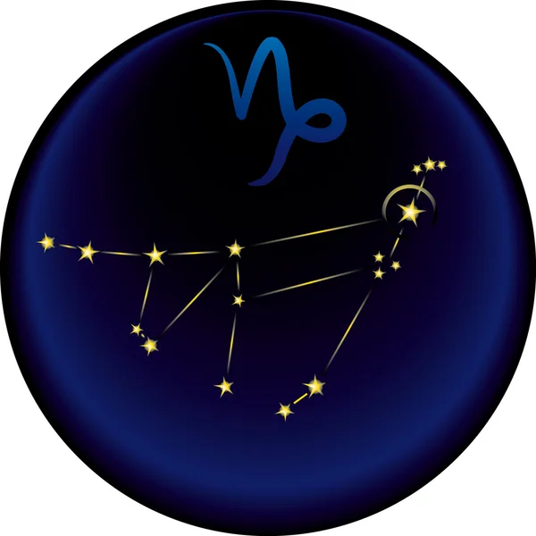 Capricorn Stjärntecken — Stock vektor