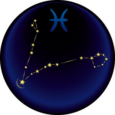 Zodiac Pisces Sign clipart