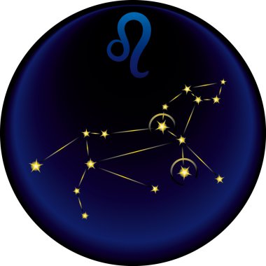 Zodiac Leo Sign clipart