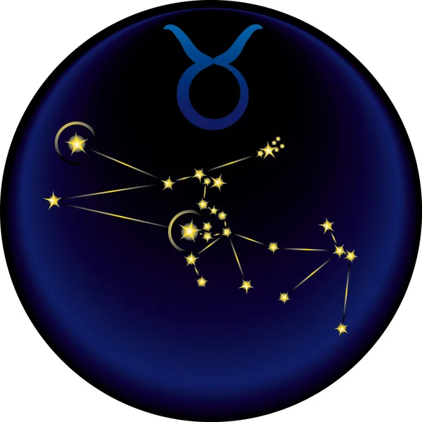 Znak zodiaku Byk — Wektor stockowy